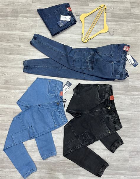 Duster Blue Cargo Jogger Jeans