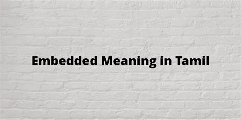 Image result for Embedded Meaning