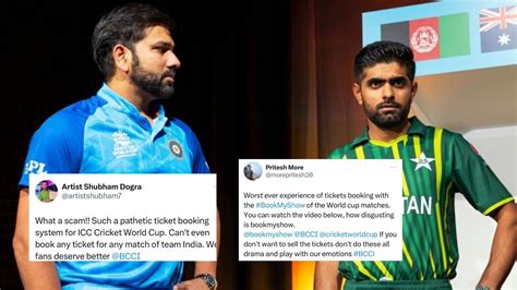 Fans Left Disappointed As India Vs Pakistan ICC World Cup 2023 Pre-sale ...