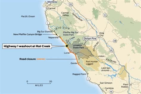California's Highway 1 Washout Gets Reopen Timeline - Soar