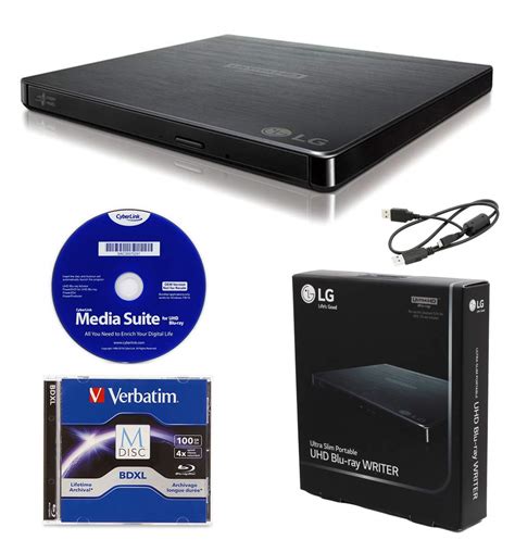 Produplicator LG BP60NB10 Portable 6X Ultra HD 4K Blu-ray Burner ...