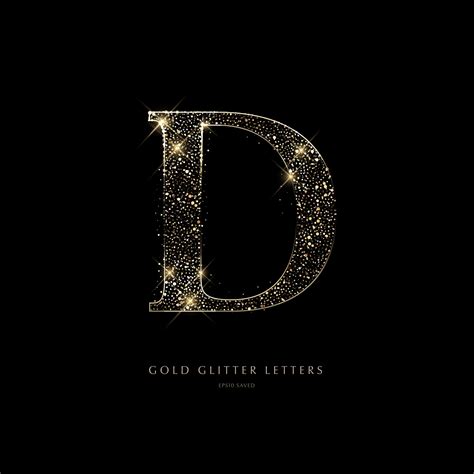 Download glittering golden letters on a black background shiny letters for free – Artofit