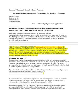 New Medicare Coverage Indications for Cochlear Implants Doc Template ...