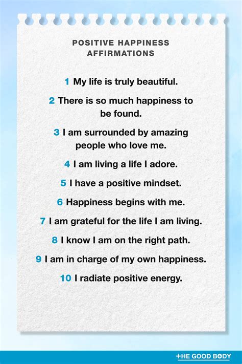 😊 50 Affirmations for Happiness: Welcome Joy Into Your Life
