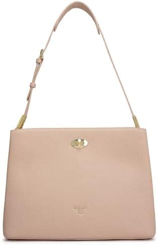 Da Milano Women's Leather Shoulder Bag - Pink : Amazon.in: Fashion
