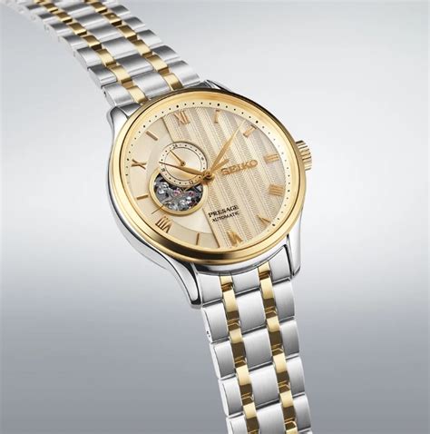Seiko Presage ‘Japanese Zen Gardens’ in Gold-toned sand - SSA464J1 ...