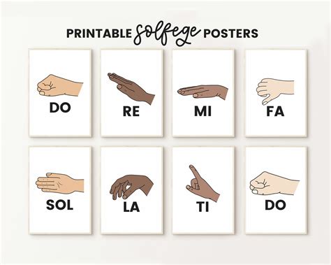 Solfege Hand Signs Printable Pdf – Printable PDF Template