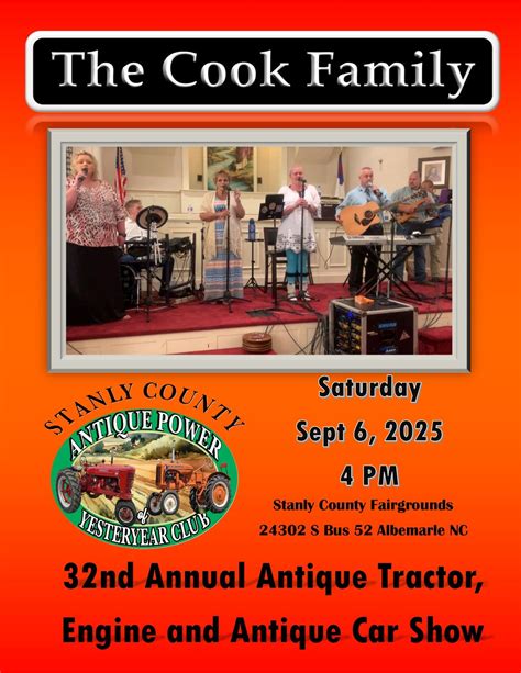 Stanly County Antique Power of Yesteryear Club 32nd Annual Tractor ...