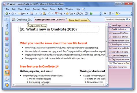 Tutorial OneNote 2017 的图像结果