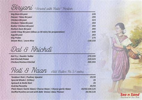Menu at Farmhouse Sea n Sand, Vasai, Pachu Bandar