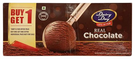 Dairy Day Ice Cream - Real Chocolate, 700ml (Buy 1 get 1) : Amazon.in ...