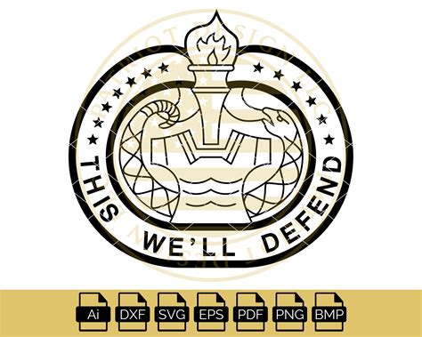 Drill Sergeant Badge This We'll Defend Drill Sergeant | Etsy