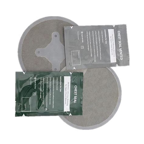 Buy Emergency Hydrocolloid Chest Seal Vented Wound Dressing for Army ...