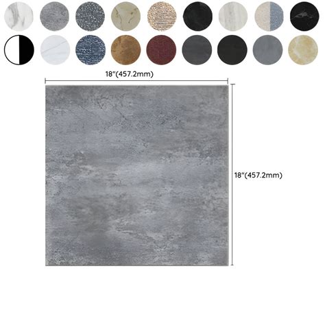 18" x 18" Luxury Marble Look Vinyl Tile with Easy Peel and Stick ...
