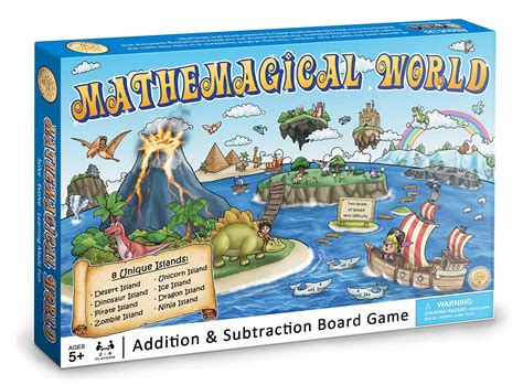 Buy Mathemagical World - Addition & Subtraction Math Board Game for ...