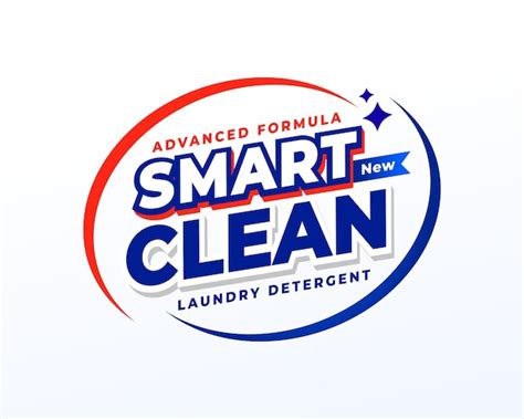 Smart and clean laundry detergent background design | Free Vector