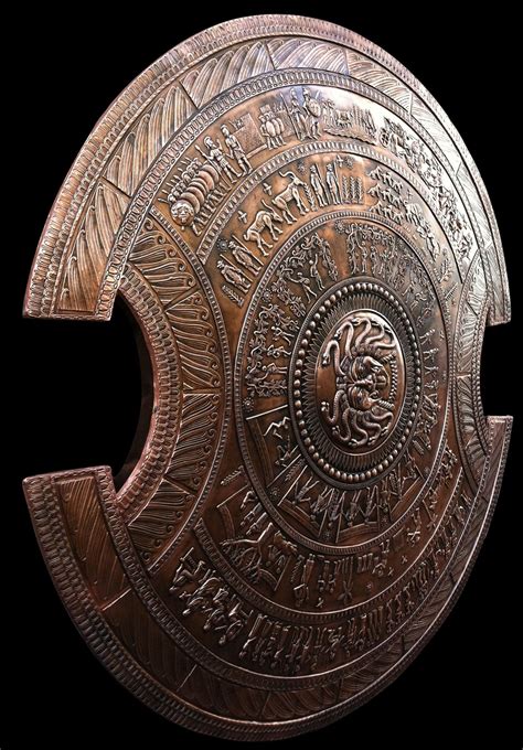 Ebay troy trojan war shield ancient greek shield handcrafted knight ...