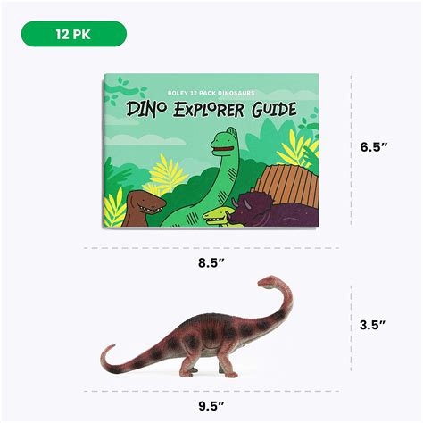 Boley 12 Pack 9-Inch Educational Dinosaur Toys - India | Ubuy