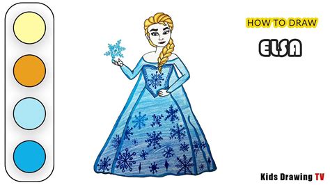 Image result for Elsa Drawing Tutorial