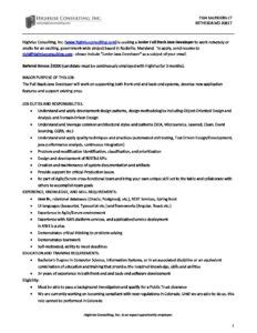 Rezultat imagine pentru Application Developer Position Description