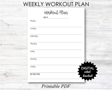 Exercise Session Plan Template 的图像结果
