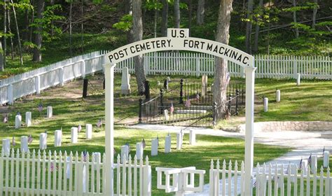 A Walk Through the Cemeteries of Mackinac Island, Fort Mackinac ...