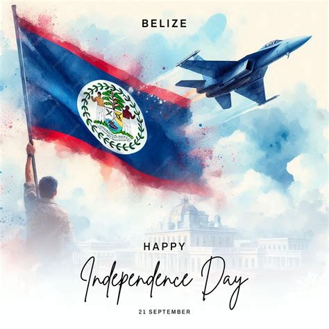 Belize Independence Day event digital posters | Premium AI-generated image