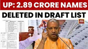 UP voter list row: 'Big conspiracy' alleged as 2.89 crore names deleted ...