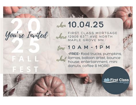 First Class Mortgage Fall Festival, 12906 63rd Ave N, Maple Grove, MN ...