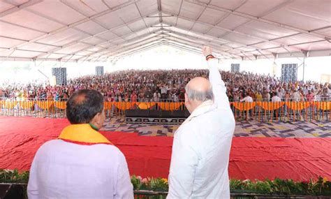 Hon'ble Union Home Minister and Minister of Cooperation Shri Amit Shah ...