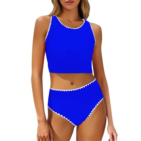 Women Split Swimsuit Lace Mesh Swimwear U Neck Neon Cute Bathing Suit ...