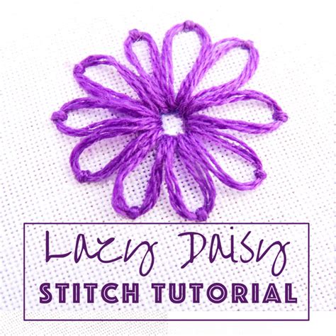 Image result for Lazy Daisy Embroidery Tutorials