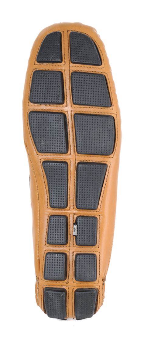 Buy Chocolate Tan Genuine Leather Driving Shoes for Men - TZARO