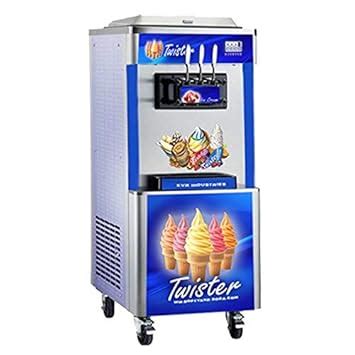 KVR Stainless Steel Ice Cream Machine (Blue) : Amazon.in: Home & Kitchen