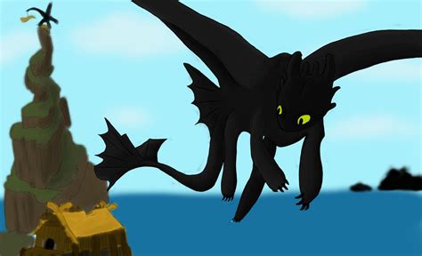 Image result for Toothless Flying Scene