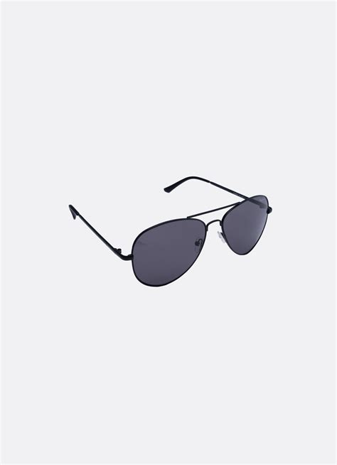 Black Uv-protected Aviator Sunglasses | Pepe Jeans India
