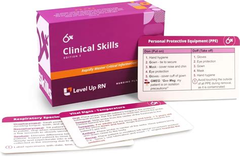 Level UP RN Clinical Skills LPN RN Review Flashcards-Essential for ...