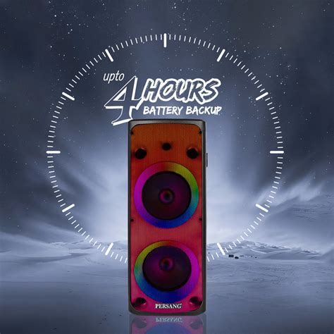 PERSANG Onyx 10 Tower Speaker | 60 Watts RMS / 600 PMPO Speakers with ...