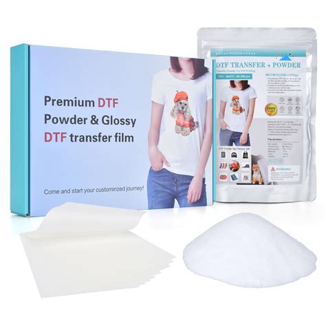 Buy FANXIN DTF Powder Film Kit with 20 Pcs Sensor Re Stickers,500g/17 ...