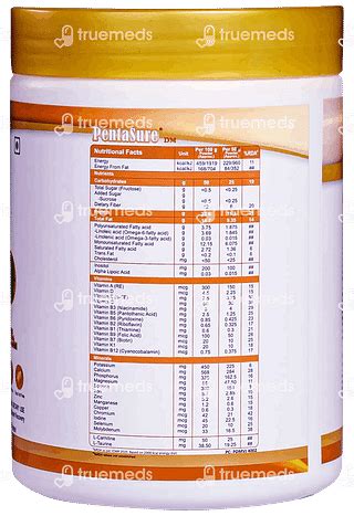 Pentasure Dm Diabetes Care Vanilla Powder 400 Gm - Uses, Side Effects ...