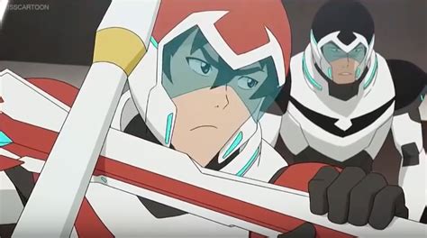 Keith protecting Shiro from the training robot from Voltron Legendary ...
