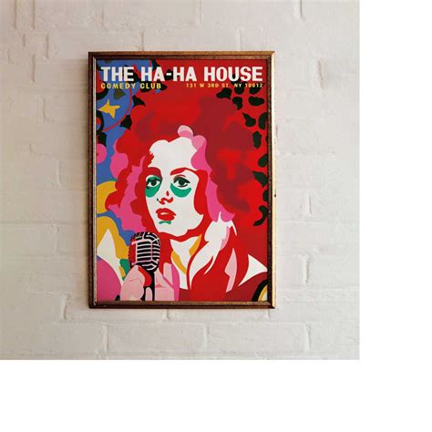 THE HA-HA Comedy Club Poster - New York City - Comedian Gift | Inspire ...