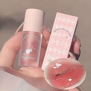 Buy Gege Bear Crystal Jelly Lip Oil in Sweet Peachy Shade – Hydrating ...