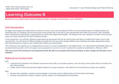 BTEC Tech DIT Course 的图像结果