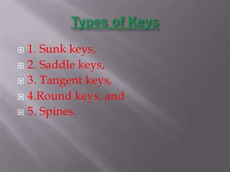 Design of keys machine design by home academy