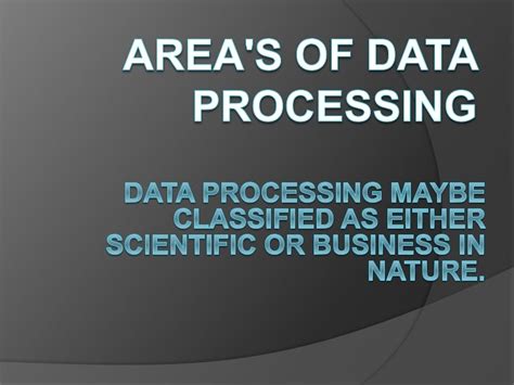Image result for Data Processing Area