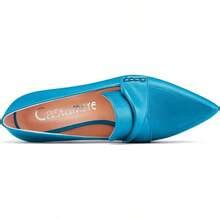 Tacones de plataforma de punta puntiaguda para mujer con tacón de aguja ...
