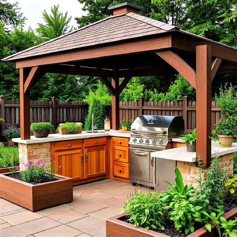 25 Outdoor Kitchen Gazebo Design Ideas You’ll Love