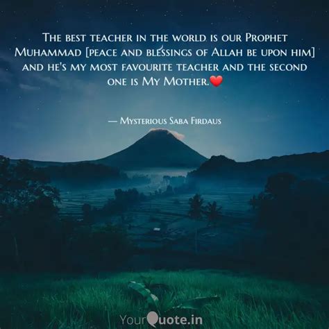 The best teacher in the w... | Quotes & Writings by پراسرار روح | YourQuote