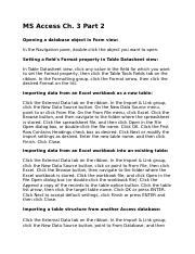 Image result for Access Chapter 3 Simulation Training